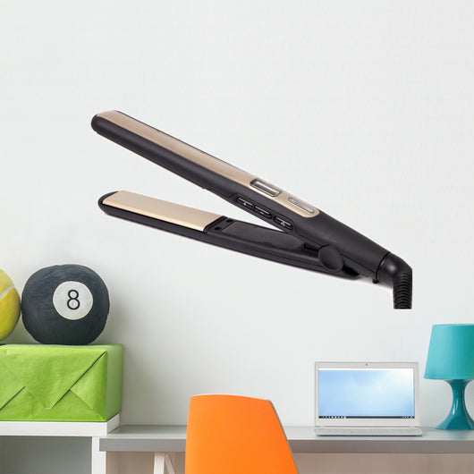 Hair Iron Wall Decal