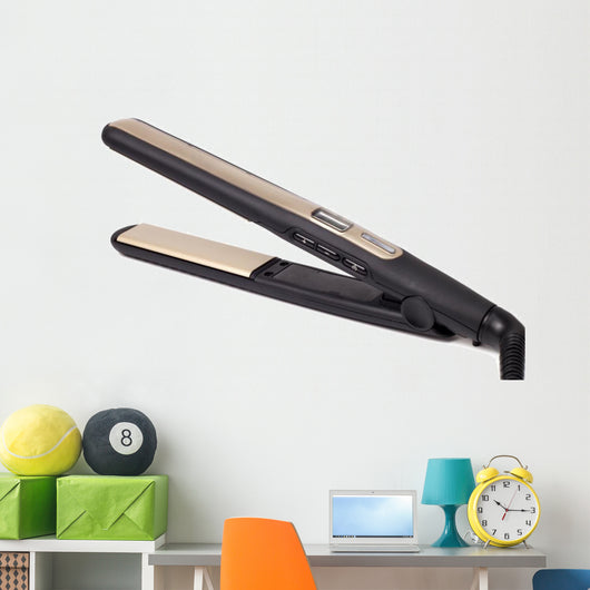 Hair Iron Wall Decal