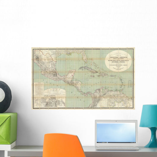 West Indies 1858 Wall Decal