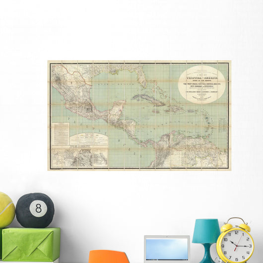 West Indies 1858 Wall Decal