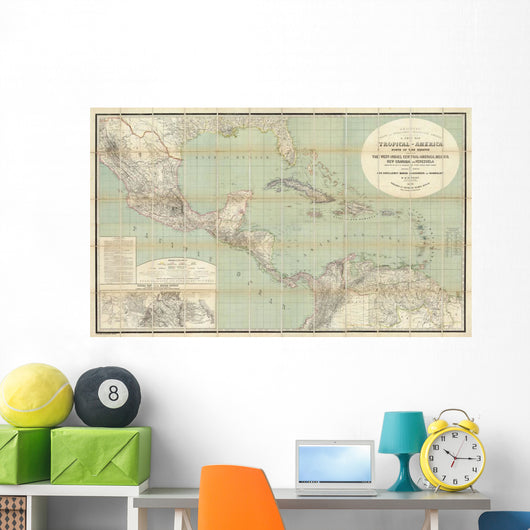 West Indies 1858 Wall Decal