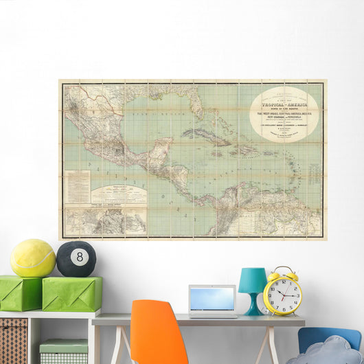 West Indies 1858 Wall Decal