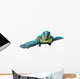 Hawksbill Sea Turtle Swimming Towards You Wall Decal