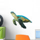 Hawksbill Sea Turtle Wall Decal