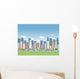 Colorful Cartoon City Landscape Wall Decal