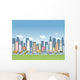 Colorful Cartoon City Landscape Wall Decal