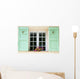 Provencal Green Window Wall Decal