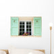 Provencal Green Window Wall Decal