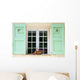 Provencal Green Window Wall Decal