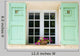Provencal Green Window Wall Decal