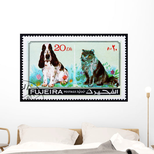 Postage Stamp Fujeira 1971 Wall Decal