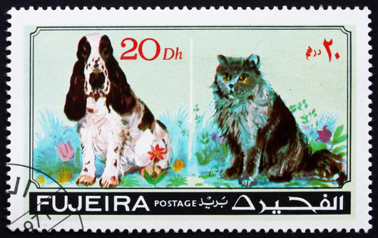Postage Stamp Fujeira 1971 Wall Decal
