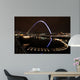 Newcastle Millennium Bridge at Night Wall Decal