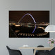 Newcastle Millennium Bridge at Night Wall Decal