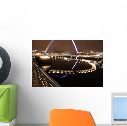 Newcastle Millennium Bridge Wall Decal