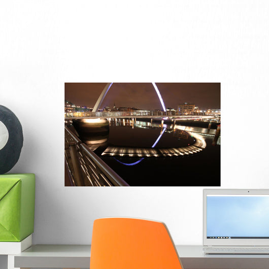 Newcastle Millennium Bridge Wall Decal