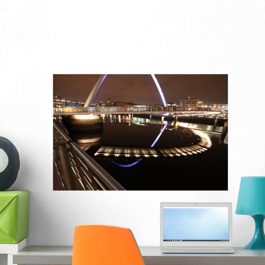 Newcastle Millennium Bridge Wall Decal
