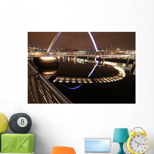 Newcastle Millennium Bridge Wall Decal