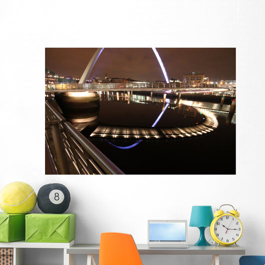Newcastle Millennium Bridge Wall Decal