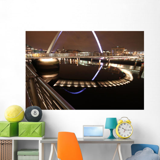 Newcastle Millennium Bridge Wall Decal