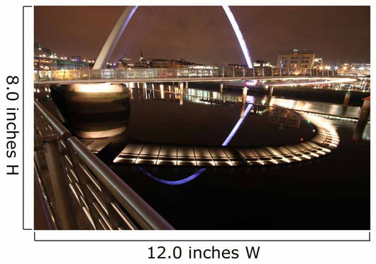 Newcastle Millennium Bridge Wall Decal