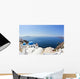 Santorini's Seascape Wall Decal