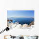 Santorini's Seascape Wall Decal