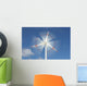 motion effect on wind mill power generator Wall Mural