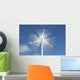 motion effect on wind mill power generator Wall Mural