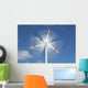 motion effect on wind mill power generator Wall Mural