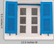 Blue Vintage Windows