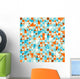 Turquoise Green and Blue Wall Decal