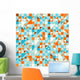 Turquoise Green and Blue Wall Decal