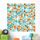 Turquoise Green and Blue Wall Decal