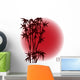 Bamboo Red Sun Japanese