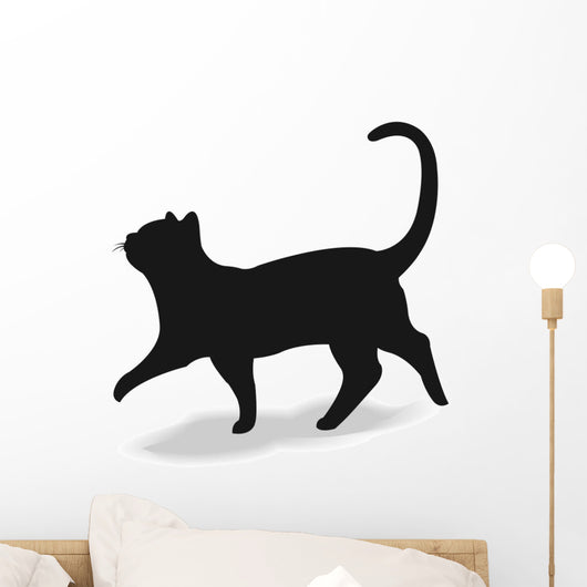 Form contour cat Wall Decal