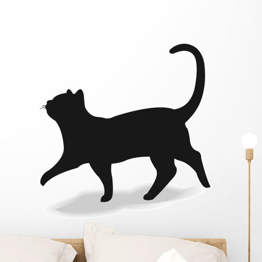 Form contour cat Wall Decal