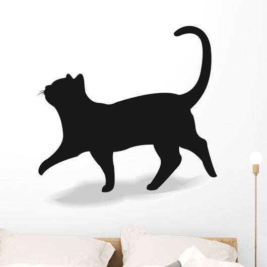 Form contour cat Wall Decal