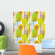 Seamless Pattern Trees Wall Decal