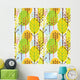 Seamless Pattern Trees Wall Decal