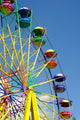 Ferris Wheel Blue Sky