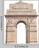 India Gate White Wall Decal