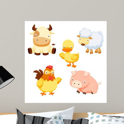Animals Farm shown on a wall