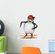 Penguin Skateboard Wall Decal