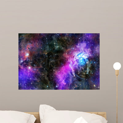 Deep or Outer Space shown on a wall