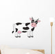 Funny Cow Cartoon Wall Decal