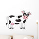 Funny Cow Cartoon Wall Decal