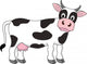 Funny Cow Cartoon Wall Decal