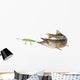 pike and artificial bait Wall Decal