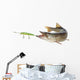 pike and artificial bait Wall Decal